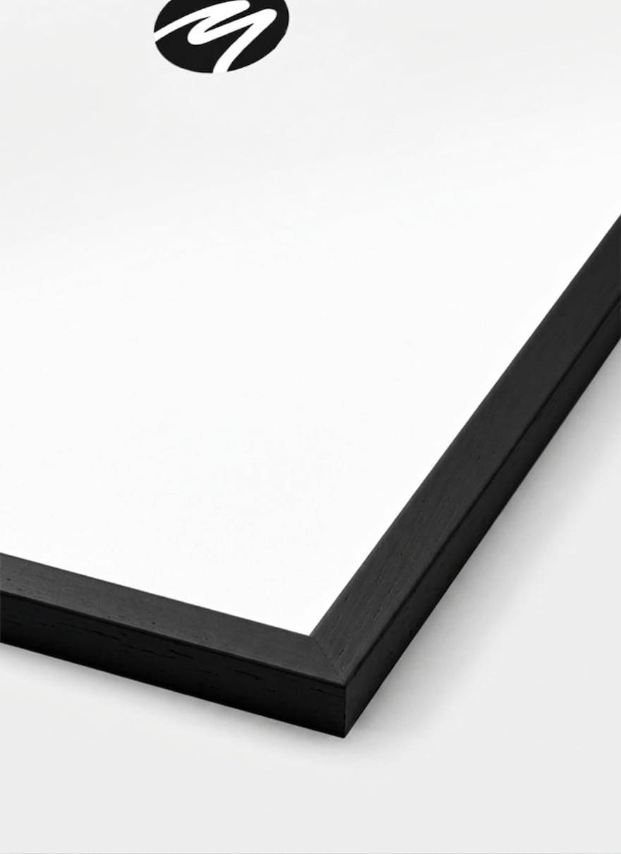 image preview of Cadre en bois noir