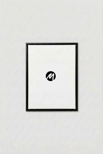 second image preview of Cadre flottant en bois noir