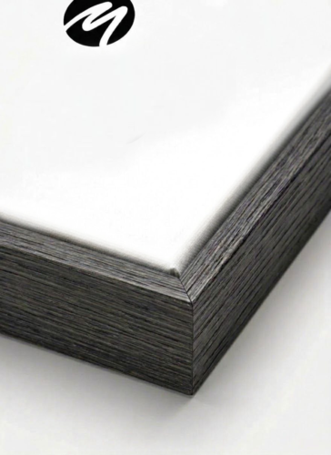 image preview of Cadre flottant en bois texturé noir